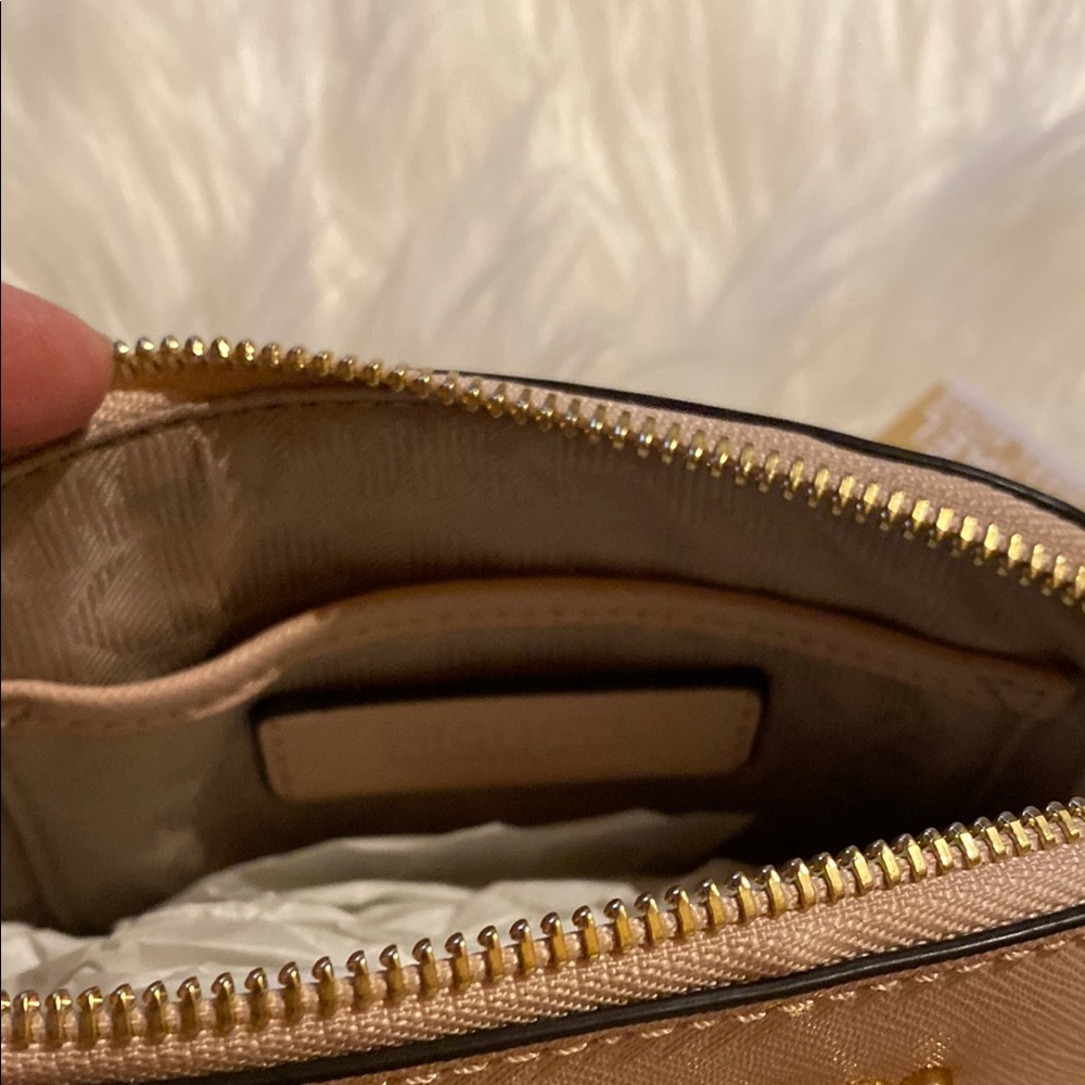 Michael Kors Pink Leather Pouch - Picture 3 of 4